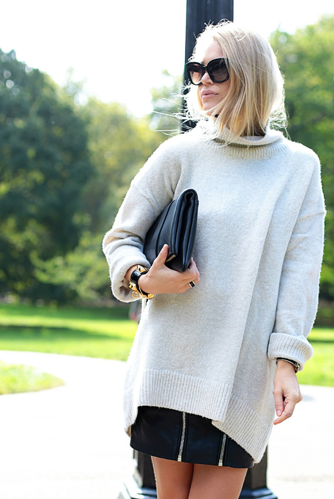 Модні светри 2016: street style