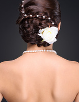 Свадебные прически с цветами Свадебные прически с цветами