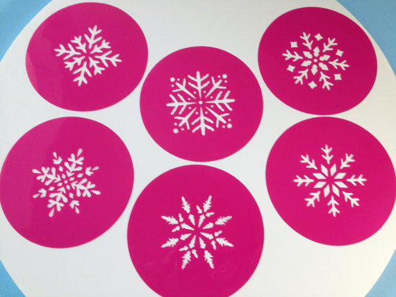 сніжинки з паперу трафарети