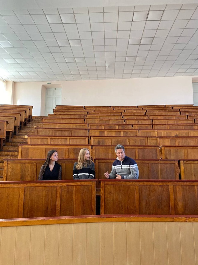 Александр Педан с дочкой Лерой