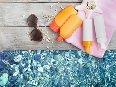 Косметика на пляж