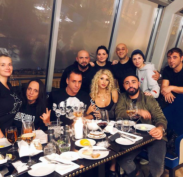 Светлана Лобода отмечает день рождения с Тиллем Линдеманном