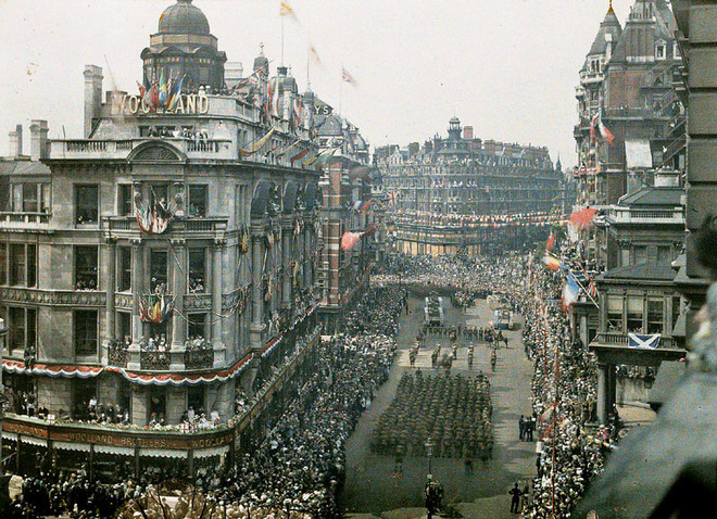 Лондон сто лет назад: редкие цветные фото английской столицы