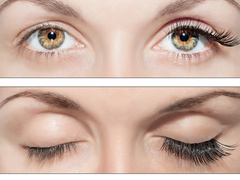 Наращенные ресницы