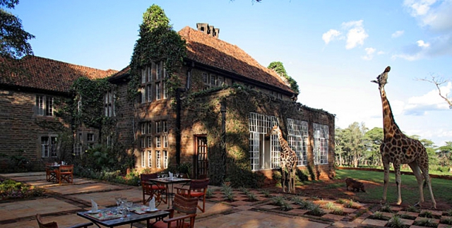 Отели, в которых турист обязан провести ночь: отель Giraffe Manor