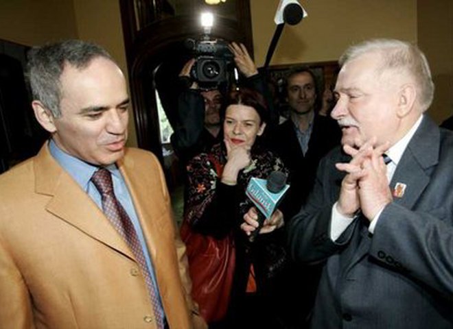 Лех Валенса Гарри Каспаров