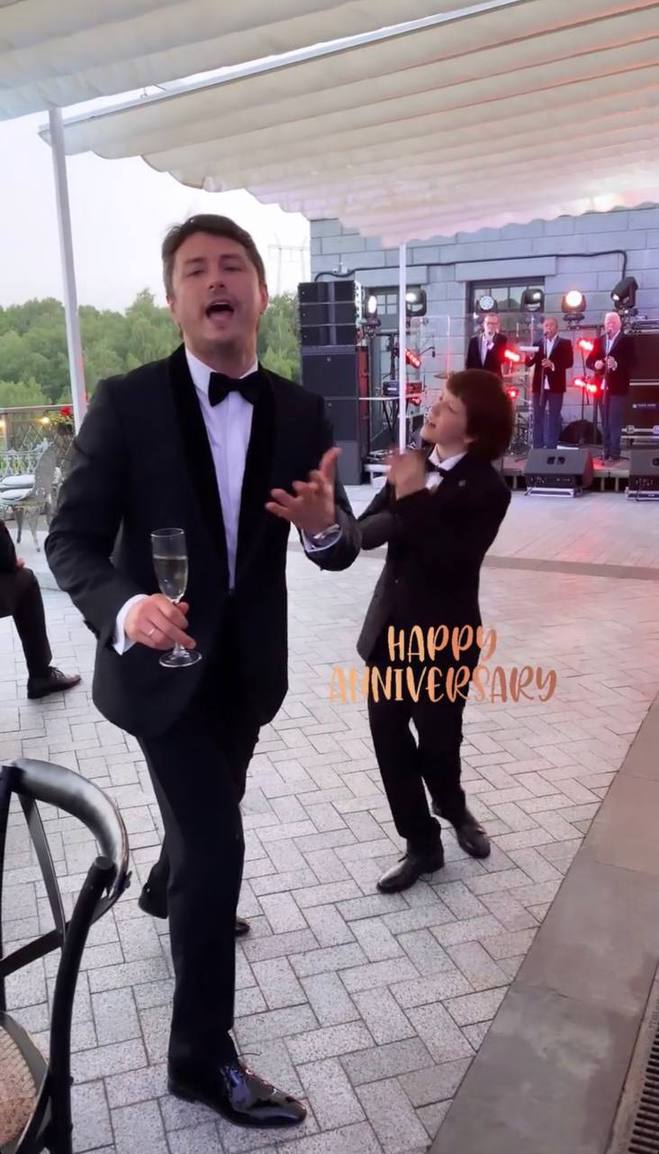 Сергій Притула з сином