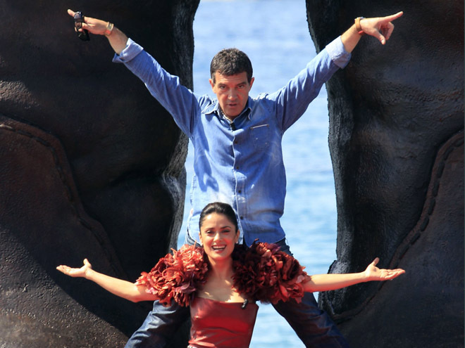 Сальма Хайек и Антонио Бандерос