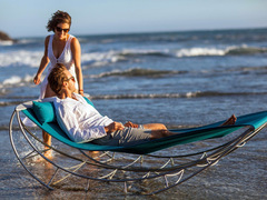 Шезлонг-качалка