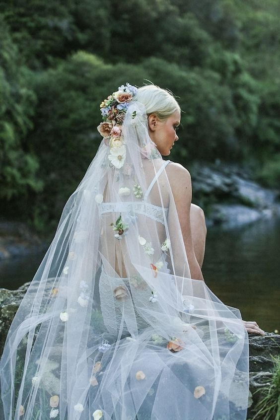 Фата на свадьбу: 15 красивых вариантов