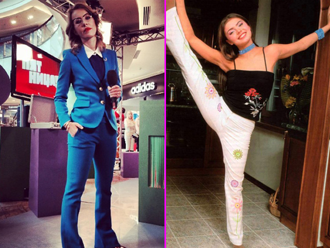 Ксения Собчак, Алина Кабаева