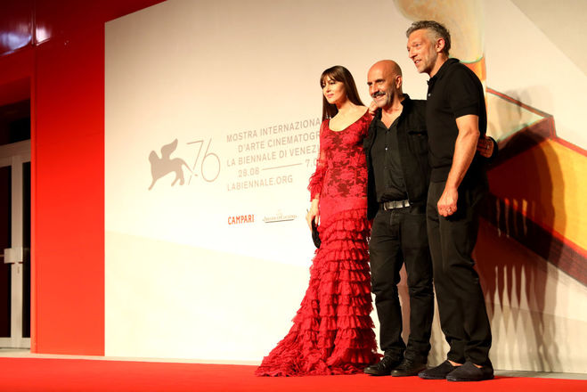 Моніка Беллуччі та Венсан Кассель на Венеційському кінофестивалі 2019