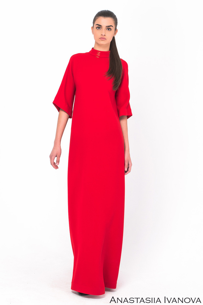 Длинные платья на лето 2016: наряды с подиума от Анастасии Ивановой