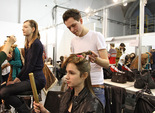 backstage Elena Burenina