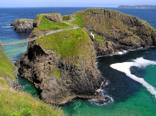 The Carrick-a-Rede Rope Bridge (Ireland)
