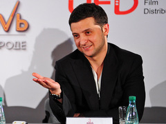 Владимир Зеленский на премьере фильма "Любовь в большом городе 3"