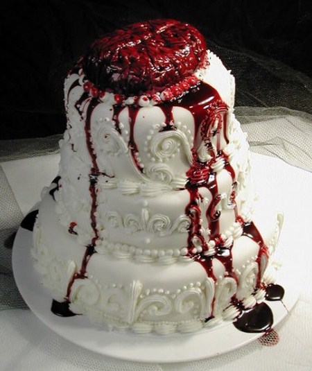 Зомби тортики на свадьбу
