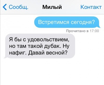 Подборка смс переписок