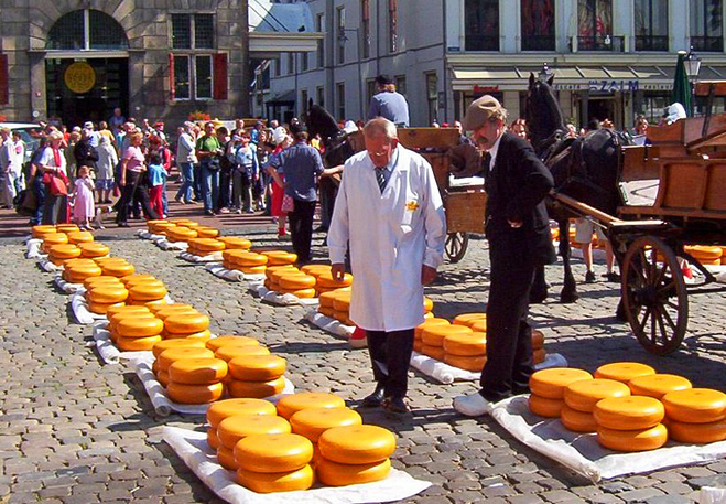 Удивительные музеи еды: музей сыра, Алкмар, Нидерланды