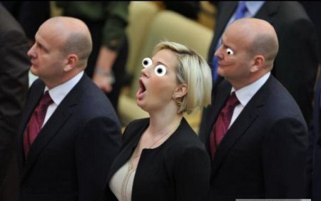 Мега карикатуры на политика блондинку