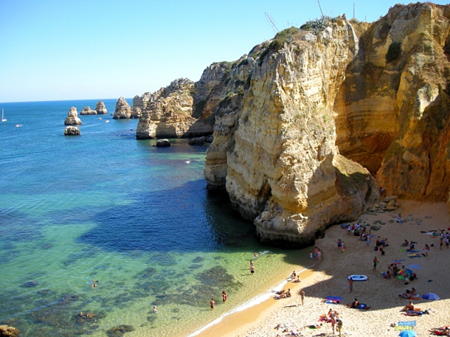 Пляжи Алгарве: Praia da Dona Ana