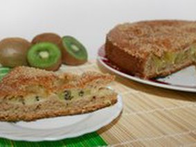 Фруктовый пирог с киви Фруктовый пирог с киви