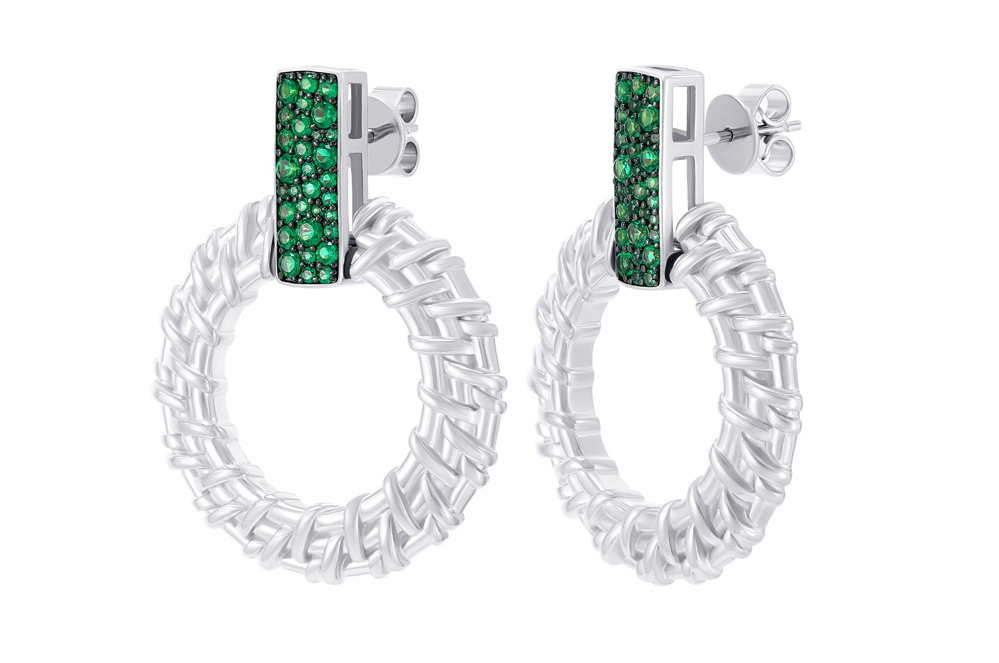 Срібні сережки ZARINA