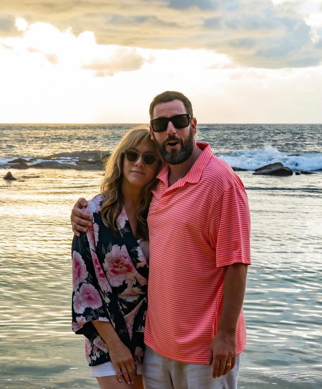 Дженнифер Энистон и Адам Сэндлер