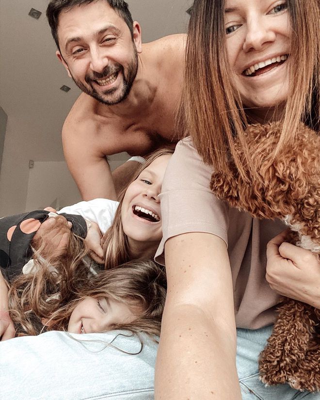 Андрей Шабанов с семьей