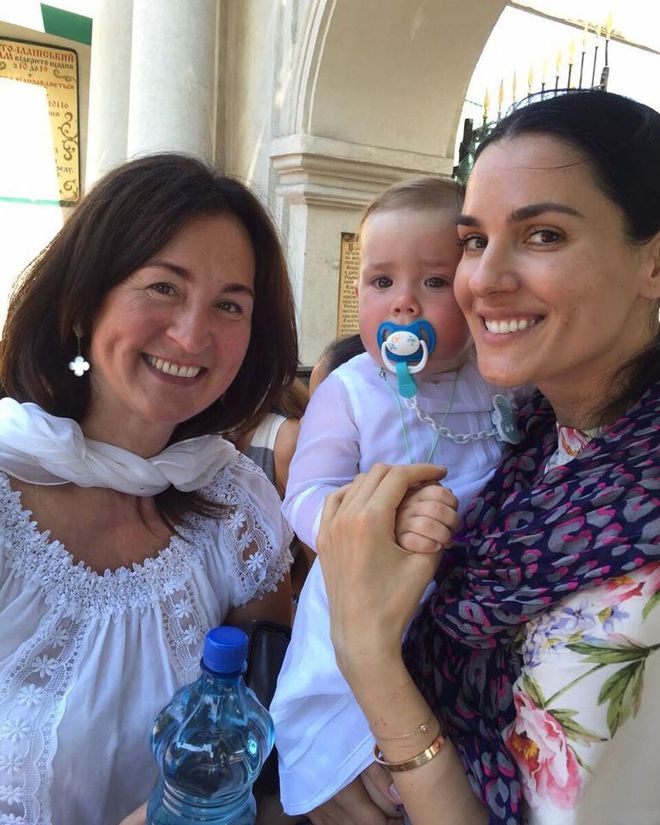 Маша Єфросиніна разом із мамою