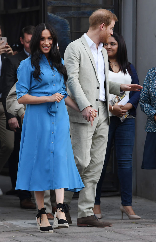 Меган Маркл і принц Гаррі під час візиту в Кейптаун, Південна Африка