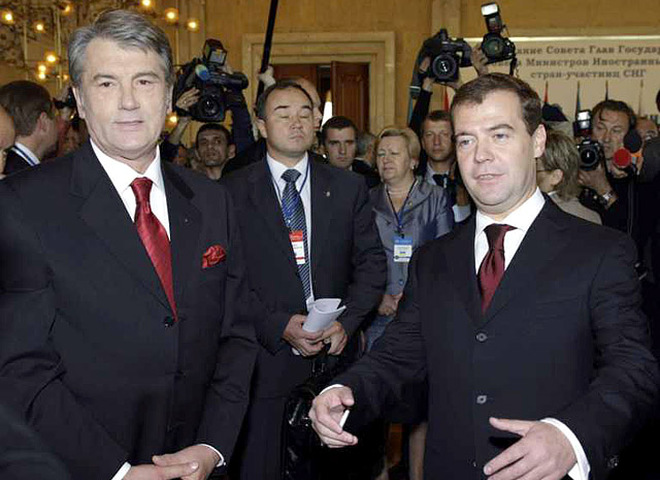 Ющенко и Медведев