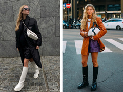 Резиновые сапоги и ботинки — тренд сезона