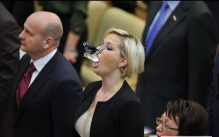 Мега карикатуры на политика блондинку