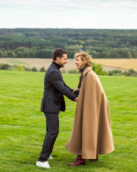 Владимир и Елена Зеленские