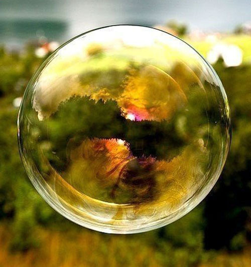Очаровательные фотографии с пузырьками