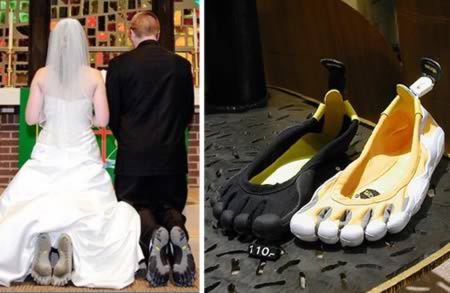 Самая необычная свадебная обувь
