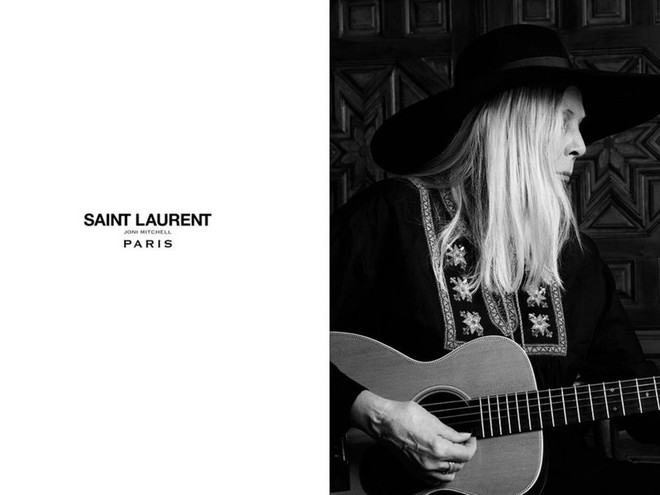 Джоні Мітчелл для Saint Laurent