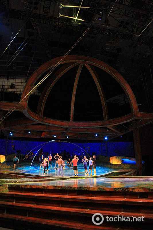 Cirque du Soleil, репетиція