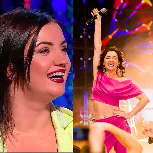 Оля Цибульська до і після схуднення