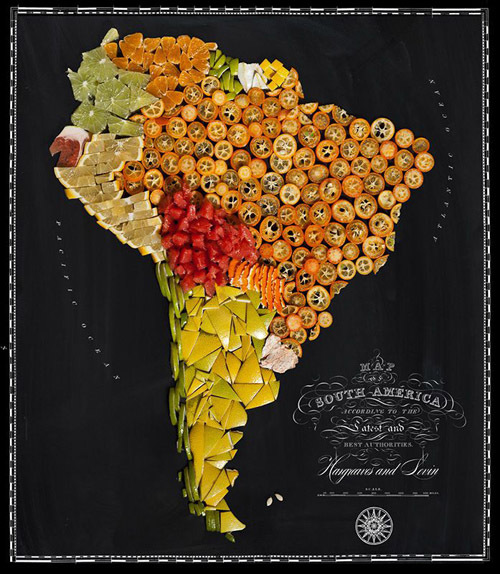 Вкусная подборка "Аппетитные страны на съедобной карте мира"