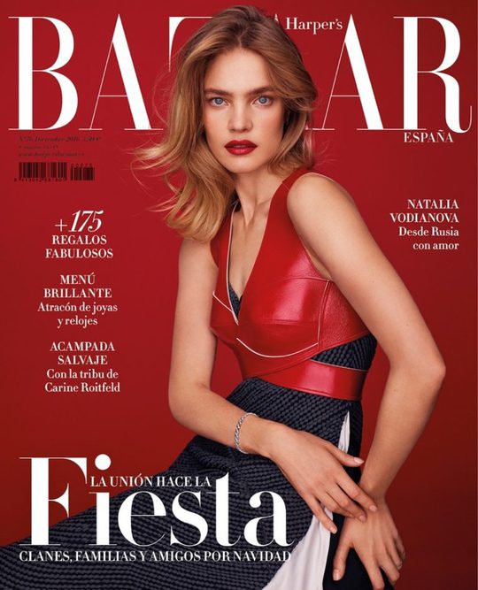 Яскравий мінімалізм: Наталя Водянова знялася для Harper's Bazaar