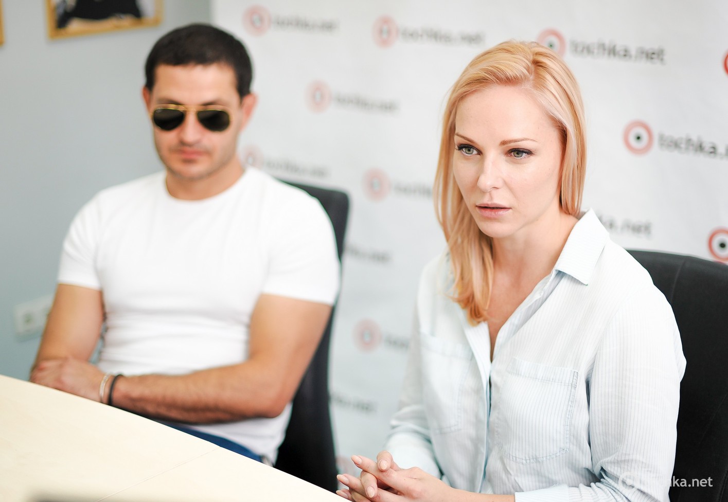 Дар'я Трегубова та Ахтем Сейтаблаєв в гостях у tochka.net 