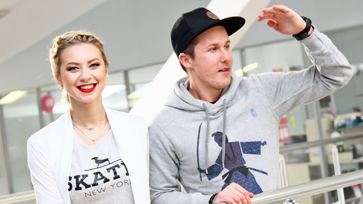 Дима Обризан и Полина Логунова