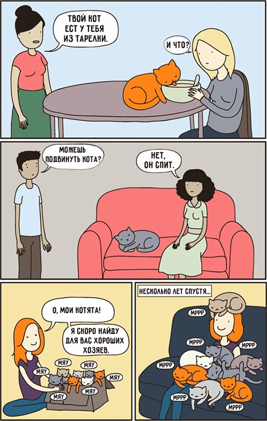 Комікси про котів