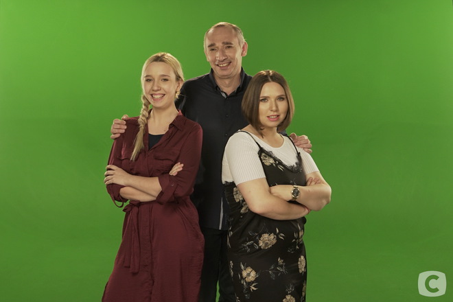 Григорий Липовецкий с дочерьми