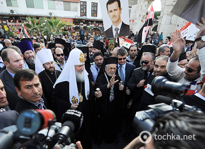 Патриарх Кирилл в Сирии