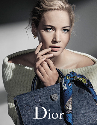 Дженнифер Лоуренс в рекламной кампании Dior