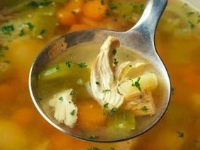 Куриный суп с кабачками Куриный суп с кабачками