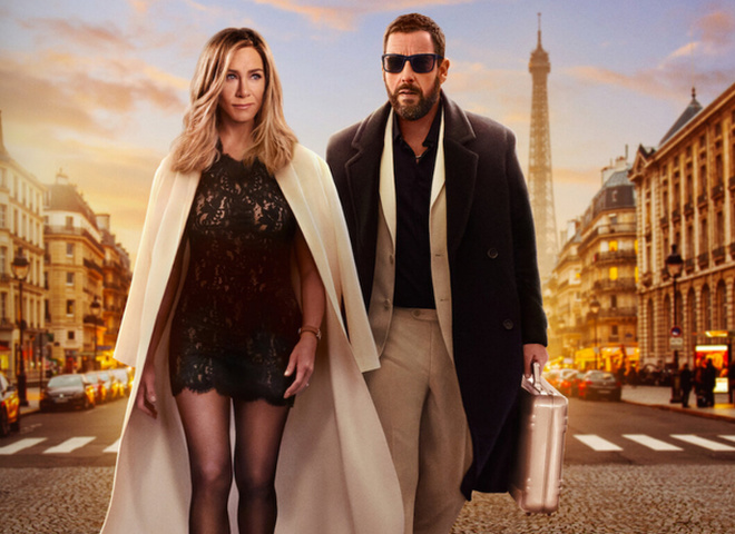 Український бренд засвітився у фільмі «Загадкове вбивство 2» з Еністон та Сендлером